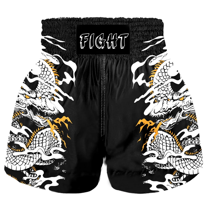 Muay thai shorts masculino e feminino equipe clube de luta mma brasileiro jiu-jitsu boxing shorts grátis velocidade seco agasalho