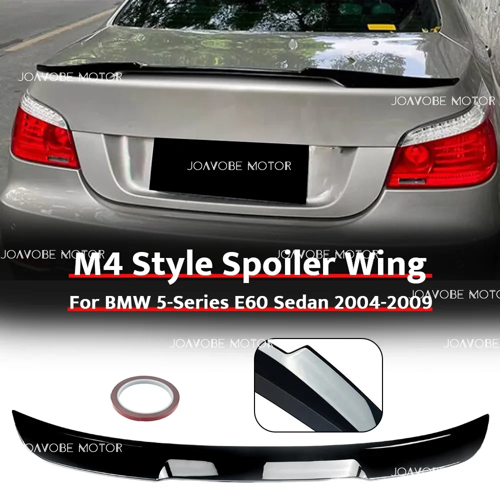 

Глянцевый черный спойлер в стиле M4 для BMW 5-Series E60 седан 2004-2009