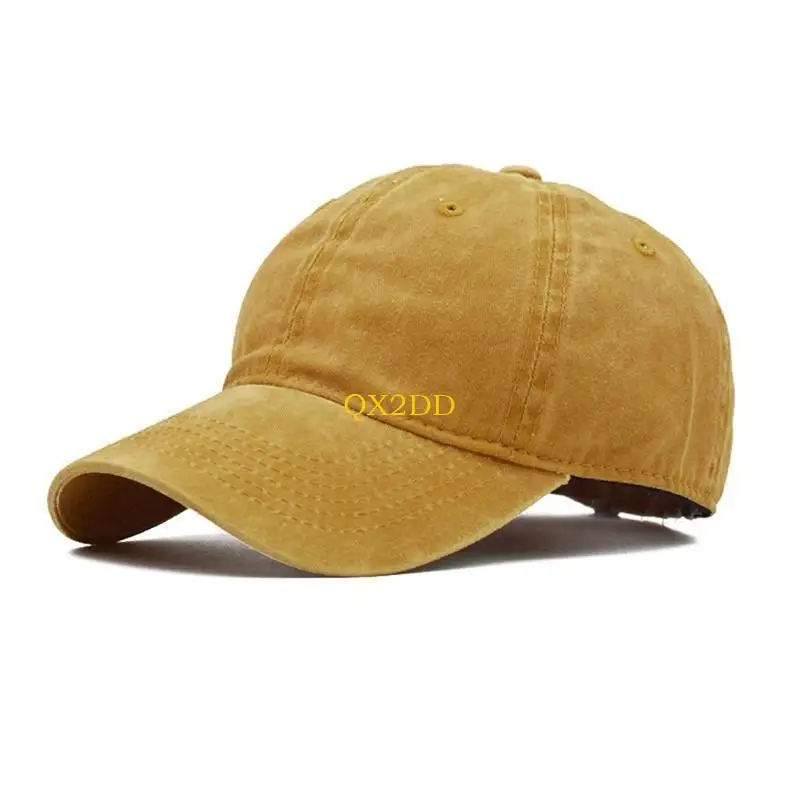 QX2D Verano Niño Color Sólido Ocio Aire Libre para Gorra Béisbol Niño Niña Algodón Transpirable Color C