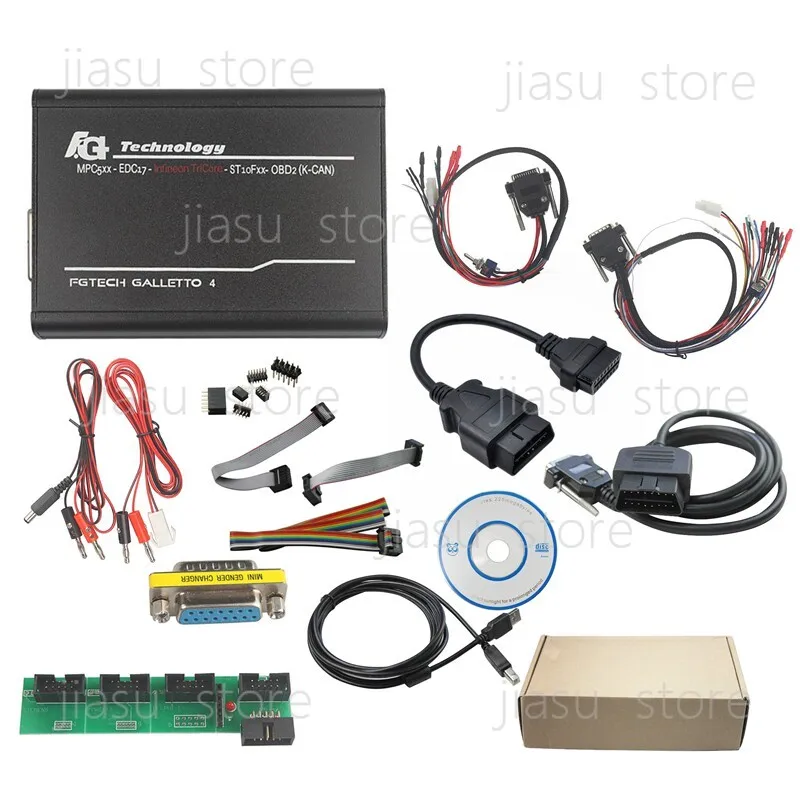 EU Online FGTECH V54 FW0475 Galletto 4 Master ECU Tuning Programmer BDM TriCore Boot OBD Read Write Tool