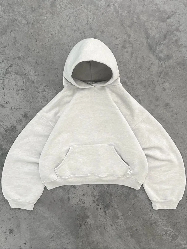 

Deeptown Casual Vintage Hoodies Women Oversized Sports Hip Hop Hooded Sweatshirts Retro Loose Autumn Winter Pullovers Streetwear