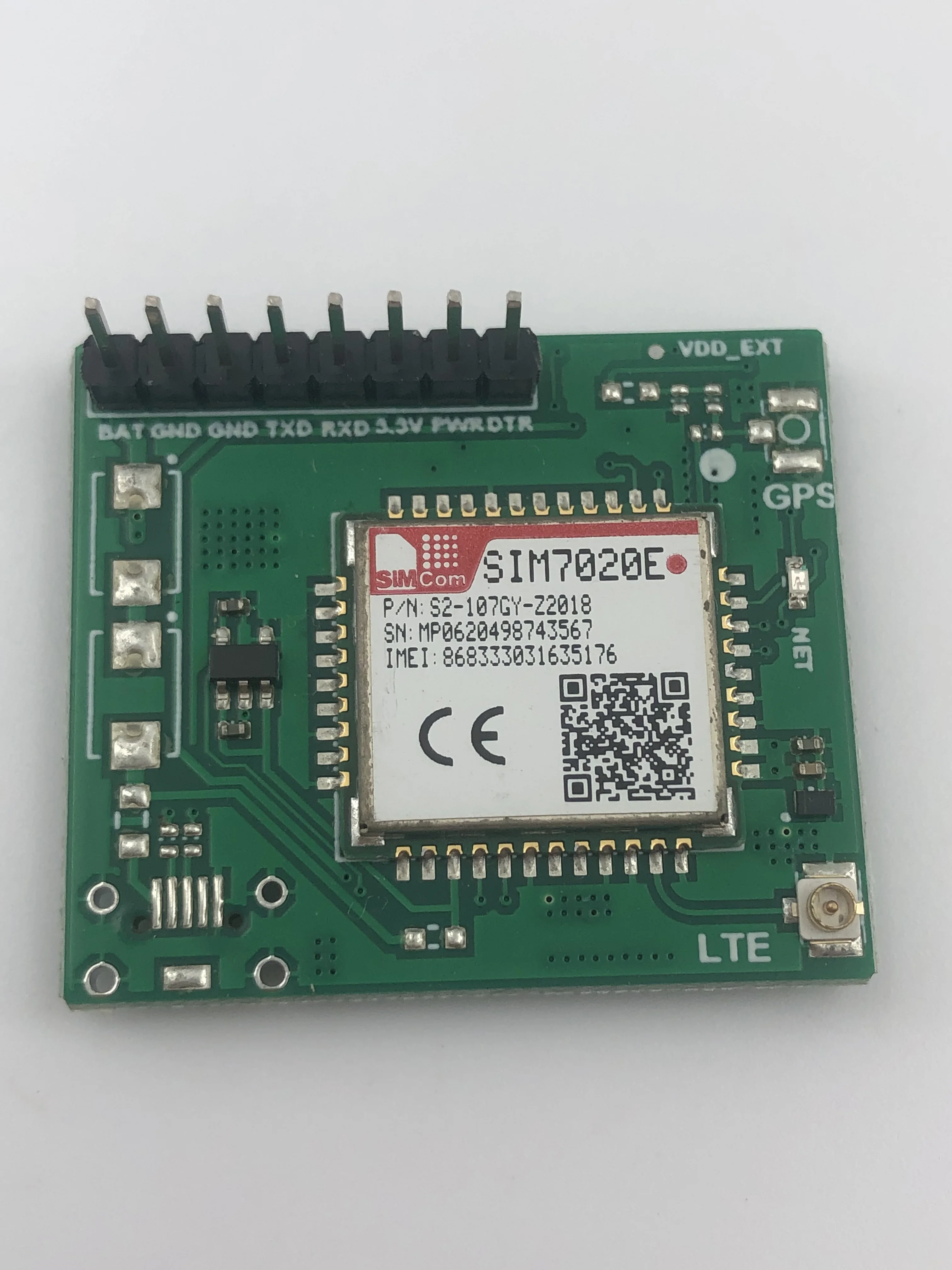 

SIM7020E Breakout Development Board Основная плата B1/B3/B5/B8/B20/B28 LTE NB-IoT M2M Модуль SIM7020 Совместимость с чипом SIM800C