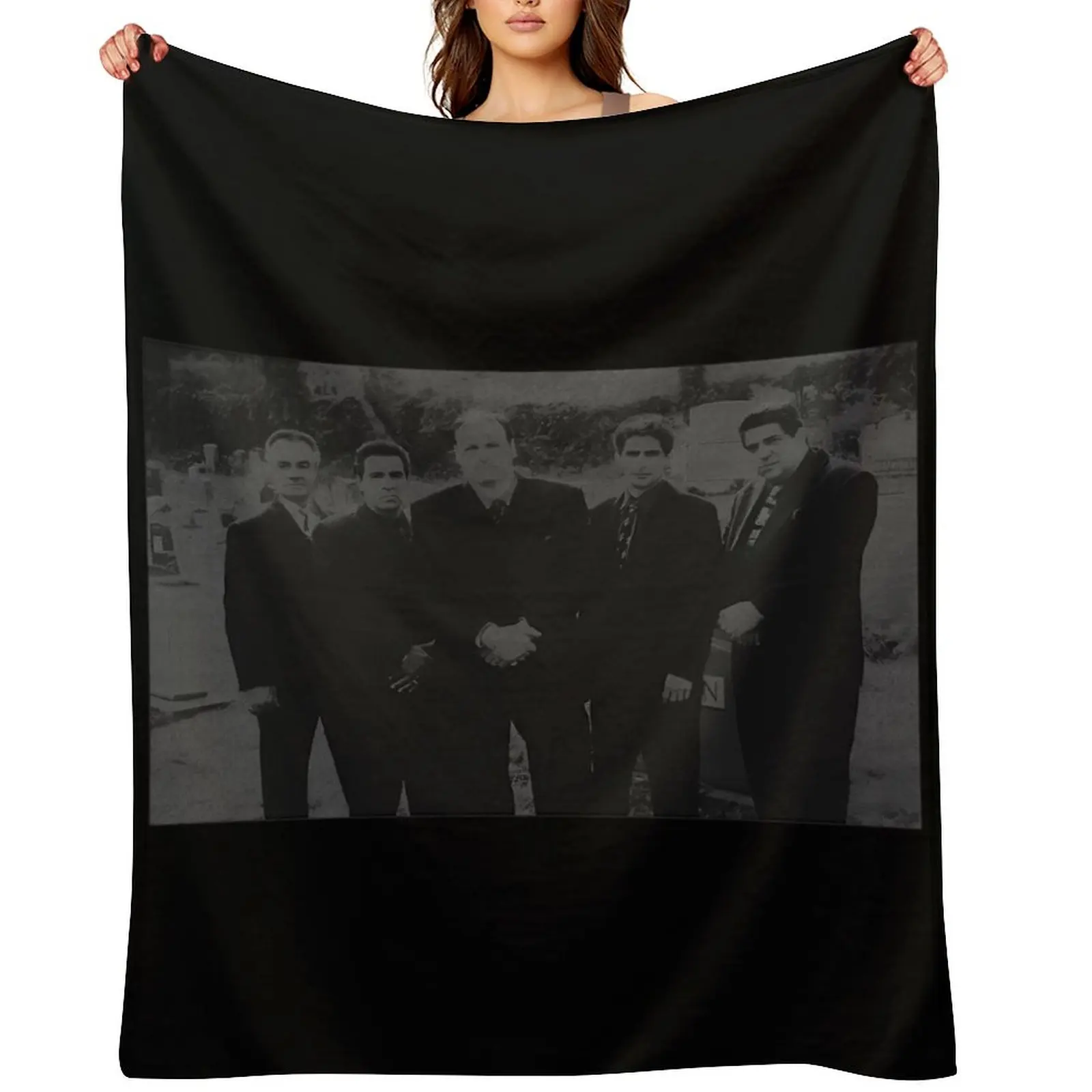 

The Sopranos Retro Throw Blanket Polar Thermal anime Sofa Quilt Blankets