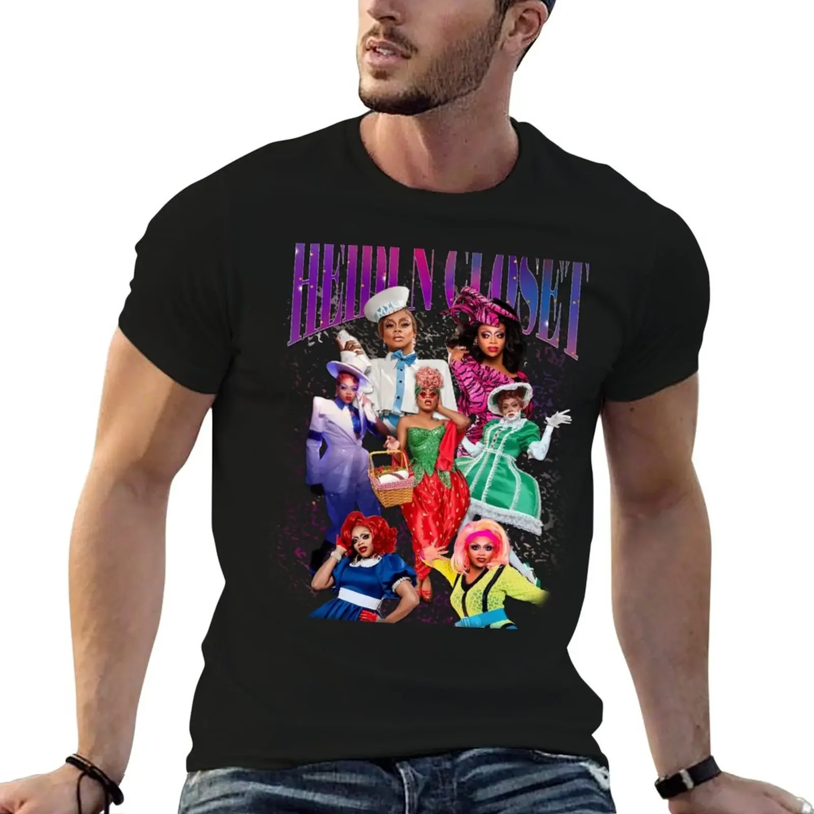 

Heidi N Closet T-Shirt oversize t-shirts man designer shirts oversized valentines clothes Men's clothing