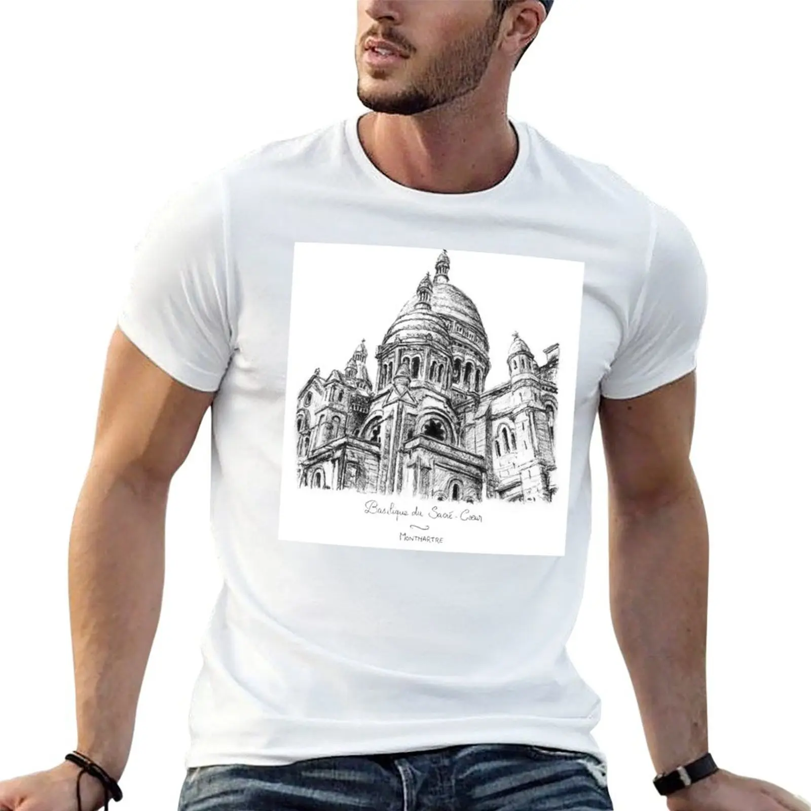 Sacré-Coeur - Montmartre T-Shirt valentines boutique clothes summer shirt tshirts for men