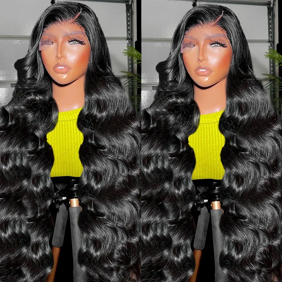 Bling Hair 13x4 13x6 HD Transparent Lace Front Wig 4x4 Lace Closure Wig For Women Pre Plucked Brazilian Body Wave Wig Human Hair