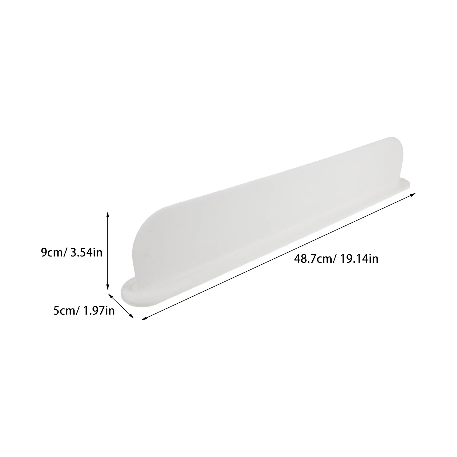 Kitchen Sink Silicone Water Splash Guard Non-Slip Countertop Splatter Barrier Silicone Sink Baffle Waterproof Splash Protector