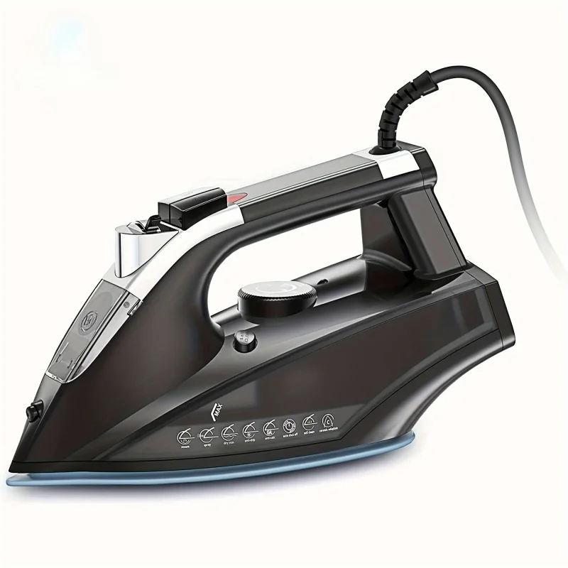 1800W High-Power Moosoo Steam Iron, Lightweight Anti-Drip Dry Iron with Auto-Off Function, ST1800 Model