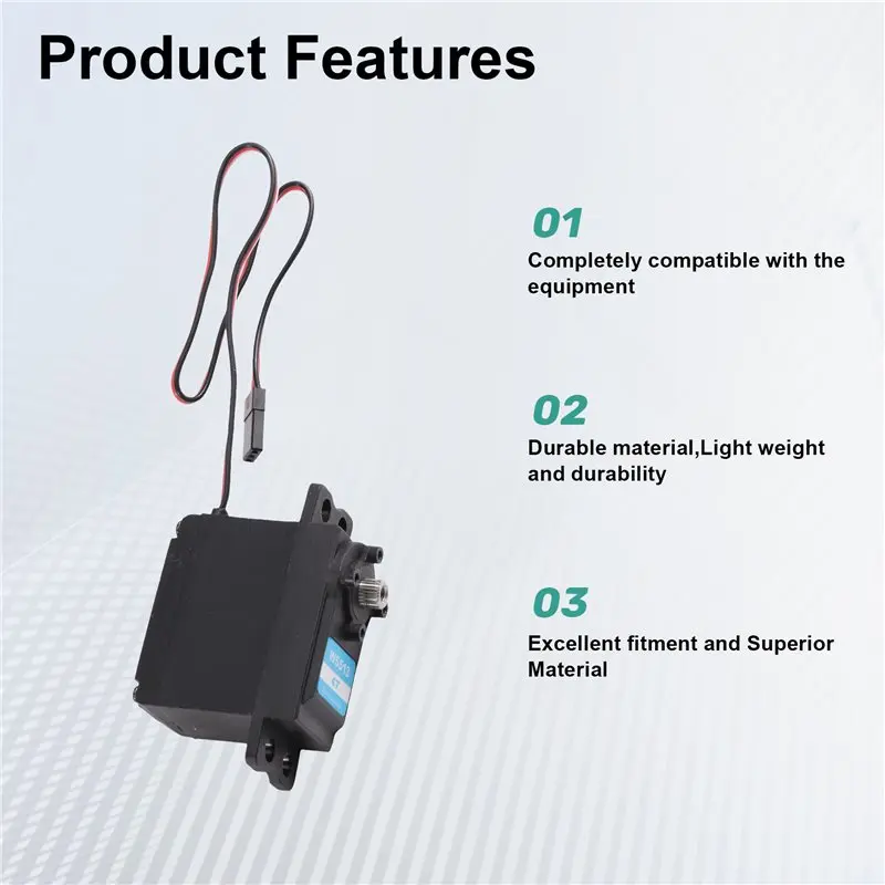 MACH-W5513 For RC Sailing Competition 4T 10Kg Metal Gear Sail Winch Servo 0.09Sec 360 Degree Steering Gear
