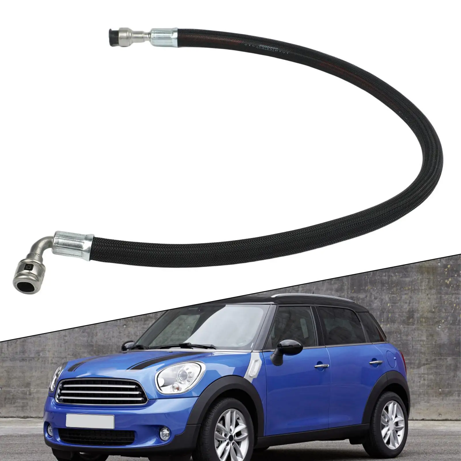 13537605189 OEM 13537605189 Replacement Fuel Pipe Quick Installation Feature Turbo Engine Fitment Lightweight ABS Material
