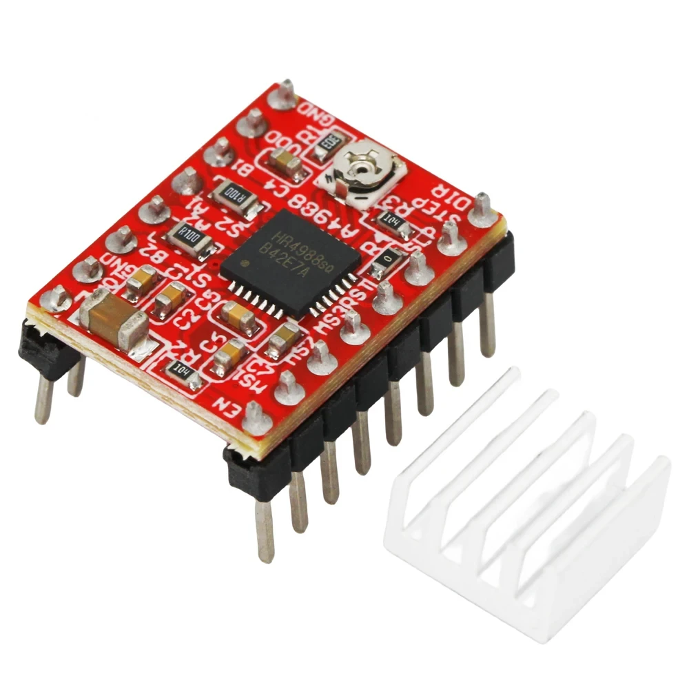 3D Printer Parts StepStick A4988 DRV8825 Stepper Motor Driver Module with Heat Sink Carrier Reprap RAMPS 1.4 Compatible Arduino