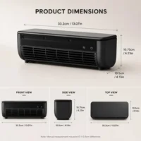 Climatiseur portable, unité de climatisation personnelle, refroidisseur d'air, ventilateur de bureau, rechargeable sans fil, silencieux pour la chambre à coucher 6