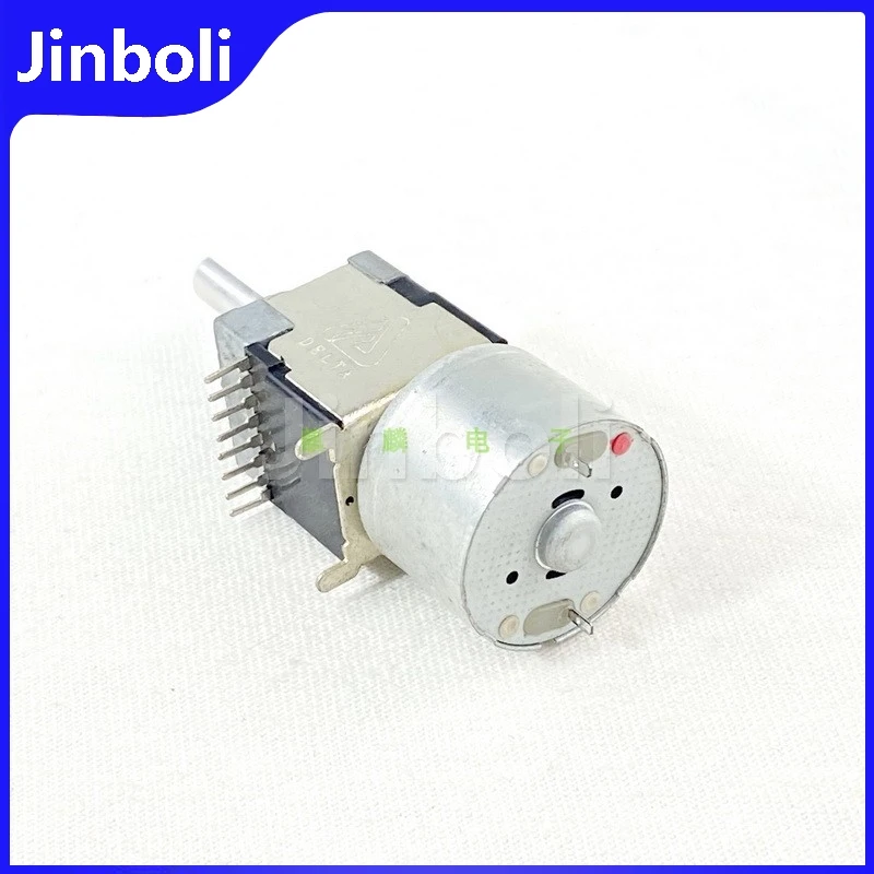 1PCS B10K×2 Remote Control Motor Potentiometer Single Row 8Pins Power Amplifier Audio Volume Control