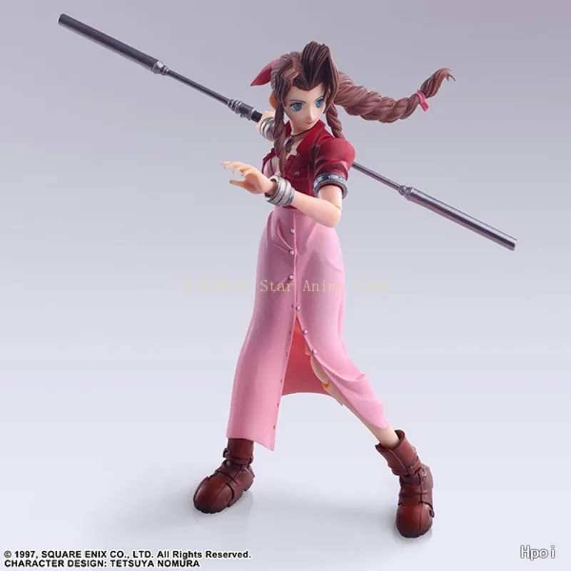 In Stock Original SE FINAL FANTA 7 BRING ARTS Aerith Gainsborough Action Figure Model Ornament Collection Toy