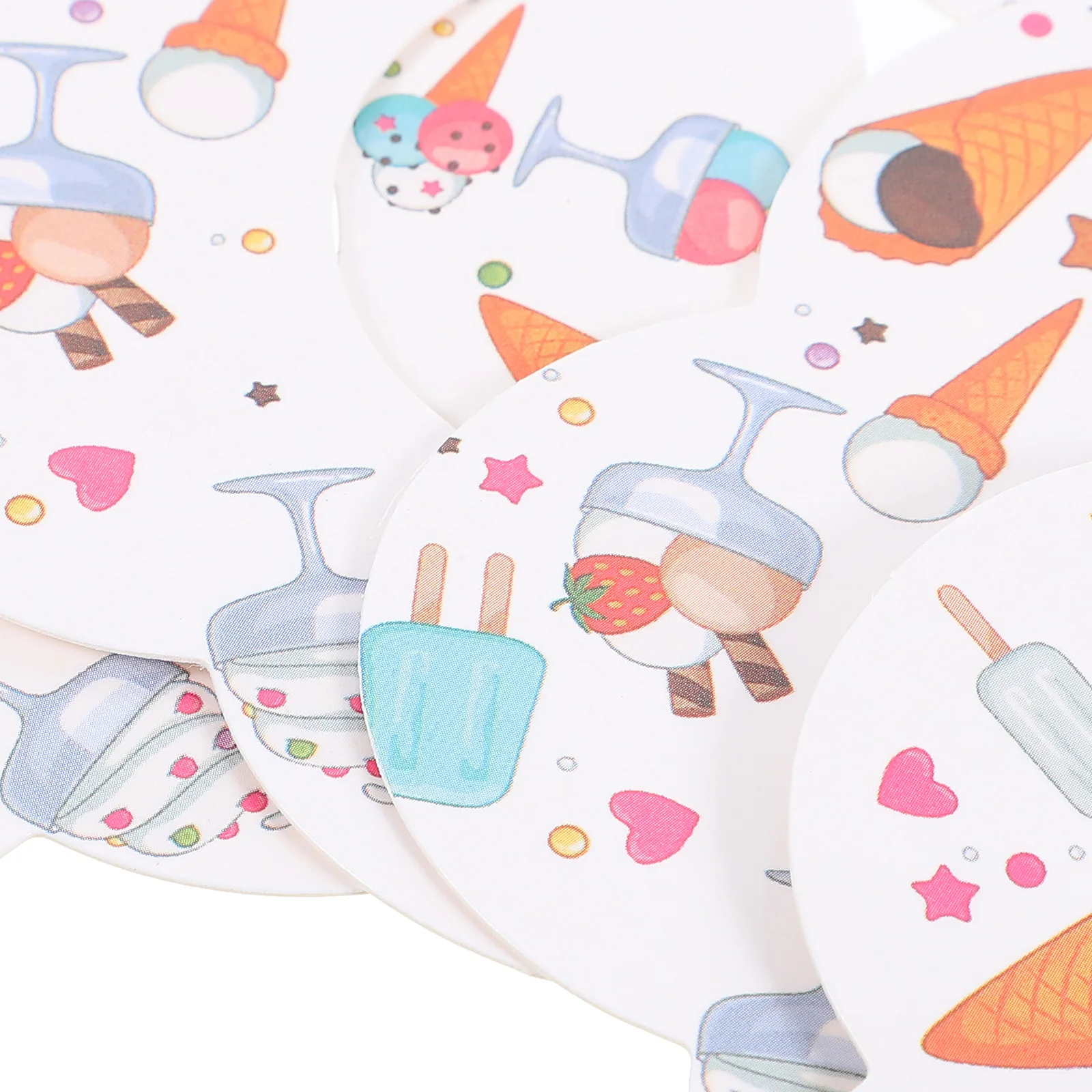 

50 Pcs Anti-drip Paper Holder Ice Cream Antidrip Popsicle Drip-proof Ice-Pop Tray