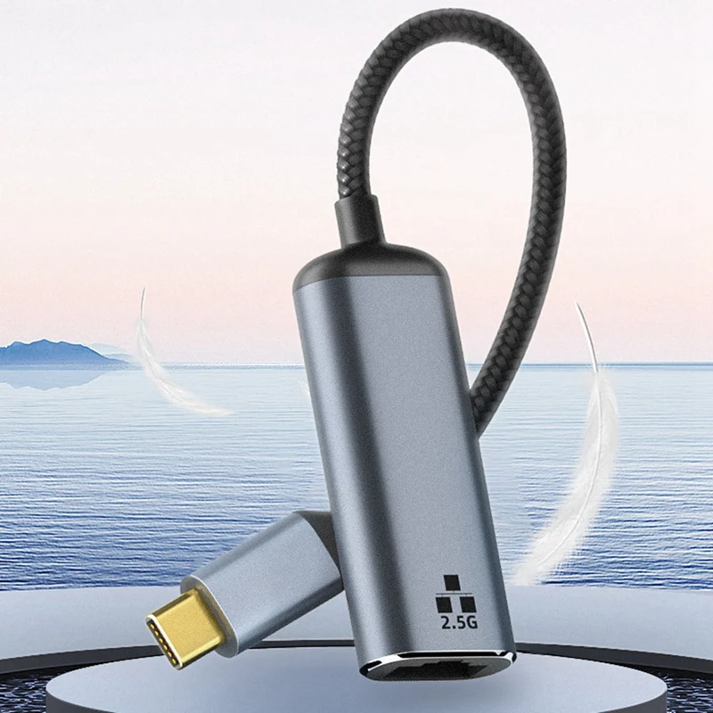 محول إيثرنت USB C لجهاز Ipad Pro ، بطاقة شبكة RJ45 ، Gigabit ، Type C إلى Lan ، USB