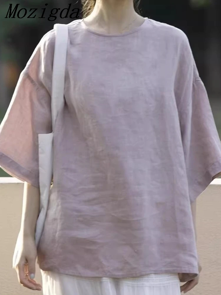 

Spring Summer New Loose Short Sleeve Shirt Blouse Women Korean Fashion Ladies Shirts Tops Blusas Mujer De Moda
