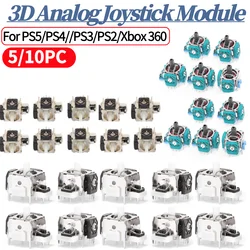 5/10pcs 3D Thumb Joystick Rocker Game Handle Repair Parts for Xbox 360 Gaming Controller Gamepad 3D Analog Joystick Module