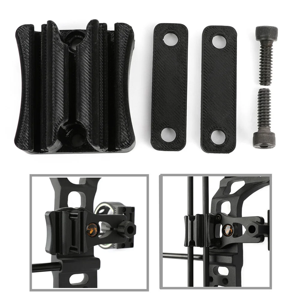 

Archery Soft Arrow Quiver Easy Installed Compound Bow Use Above 7.5mm Arrow Shaft Portable 3Arrows Outdoor Hunting Shooting