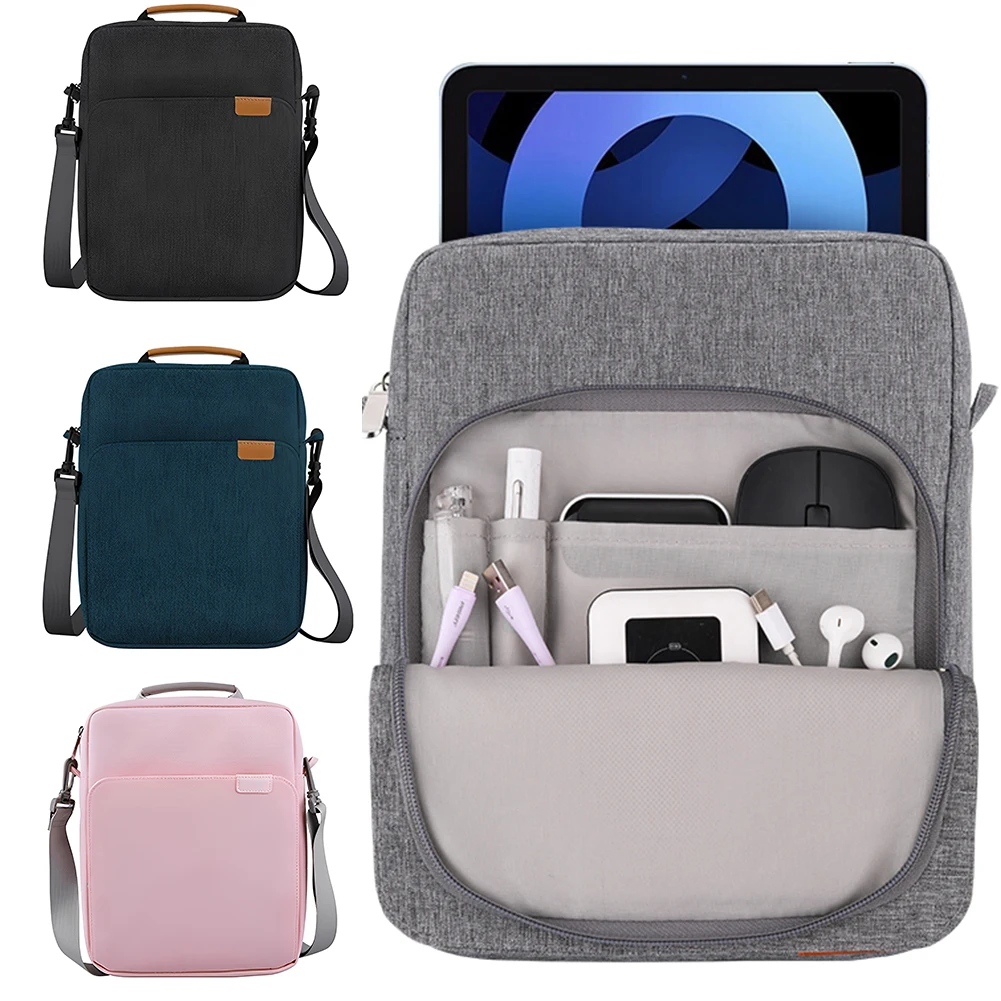 9.8-13.3 Inch Tablet Sleeve Bag with Shoulder Strap Tablet Shoulder Bag Portable Sleeve Tablet Bag for iPad