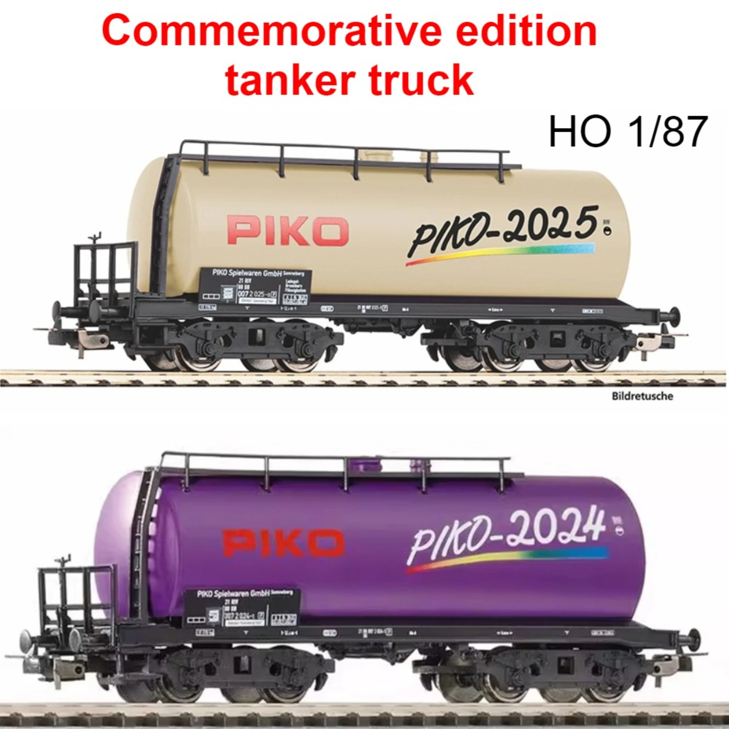 

PIKO HO тип 1/87 игрушечный поезд памятный цистеркер автомобиль 95755/95754 два варианта модель каретки игрушка для мальчика в подарок