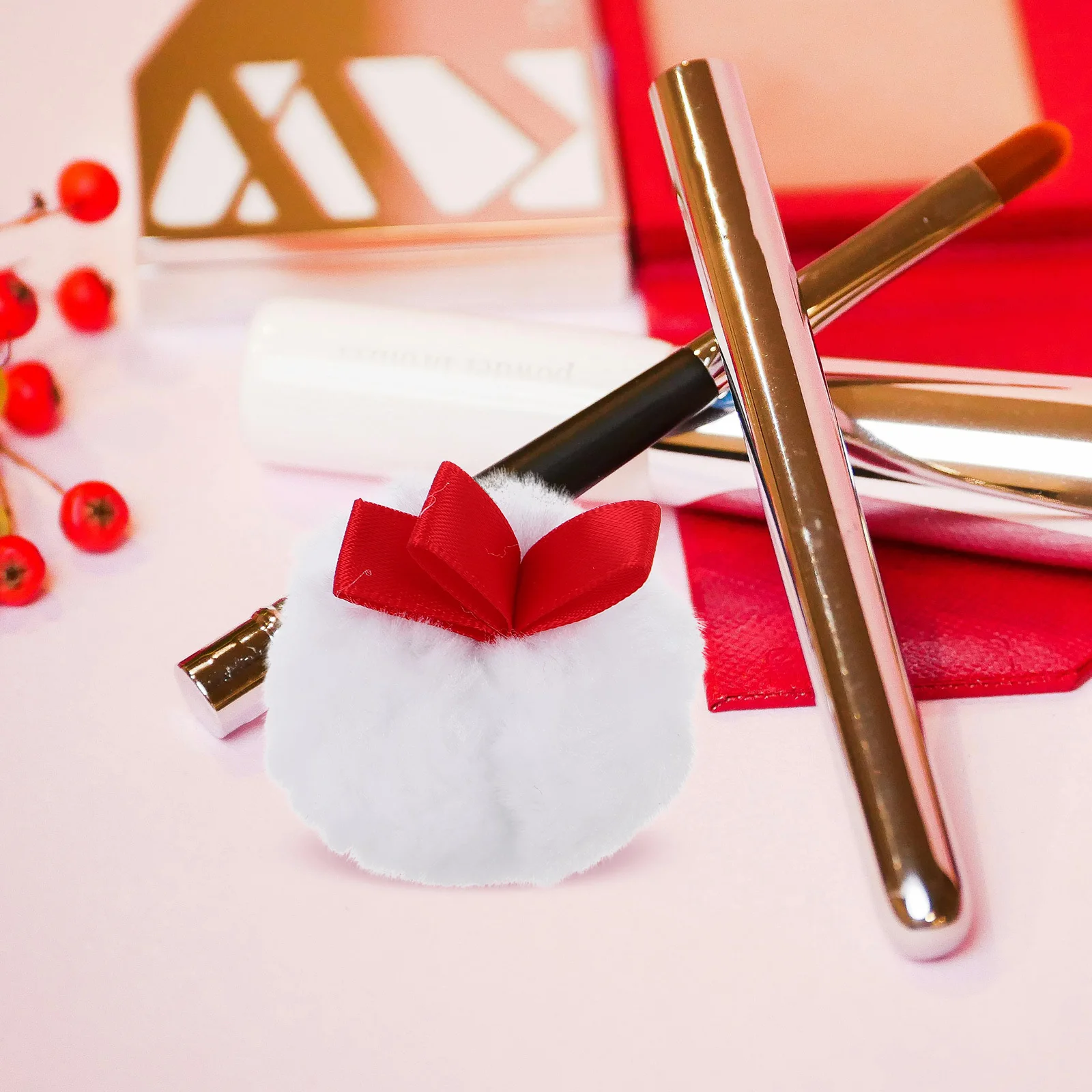 6 قطع من كريم الأساس الناعم الملمس، وسادة منتفخة للتجميل من أجل بودرة أحمر الخدود المضغوطة، بودرة مستديرة كبيرة قابلة للغسل والوجه #5