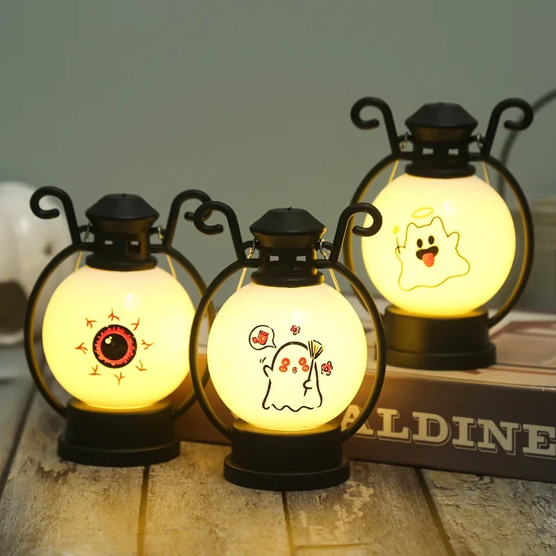 

New Halloween pumpkin lantern ghost festival decoration led night light party supplies lantern halloween gift