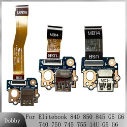 Hp elitbook,ラップトップアクセサリー,新しい,sps,840, 850, 845,g5,g6,740, 750, 745, 755,14u,g5用のケーブル付きUSBボードg6ノート