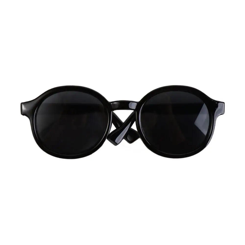 Doll Accessory Transparent Plastic Glasses Transparent Candy Color Doll Round Glasses Round Plastic Round Transparent Glasses
