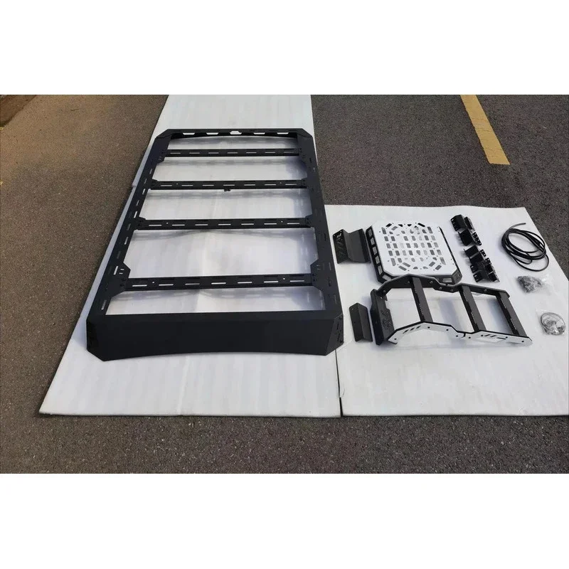 KQX Top quality Car Rack Set T2 Traveler - Side Ladder & Roof Platform Included