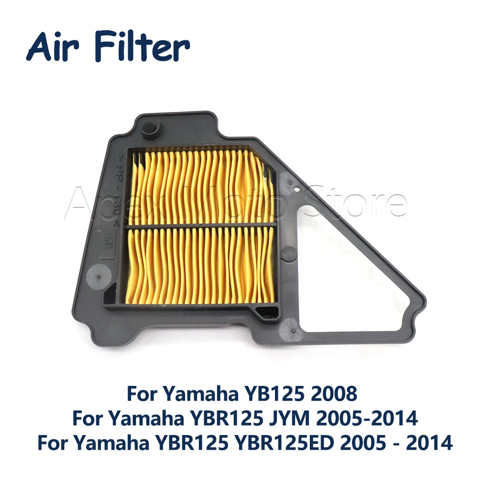 

For Yamaha YB125 2008 YBR125 JYM125 JYM YBR 125 YBR125ED 2005-2014 Motorcycle Air Filter Engine Intake Cleaner Accessories