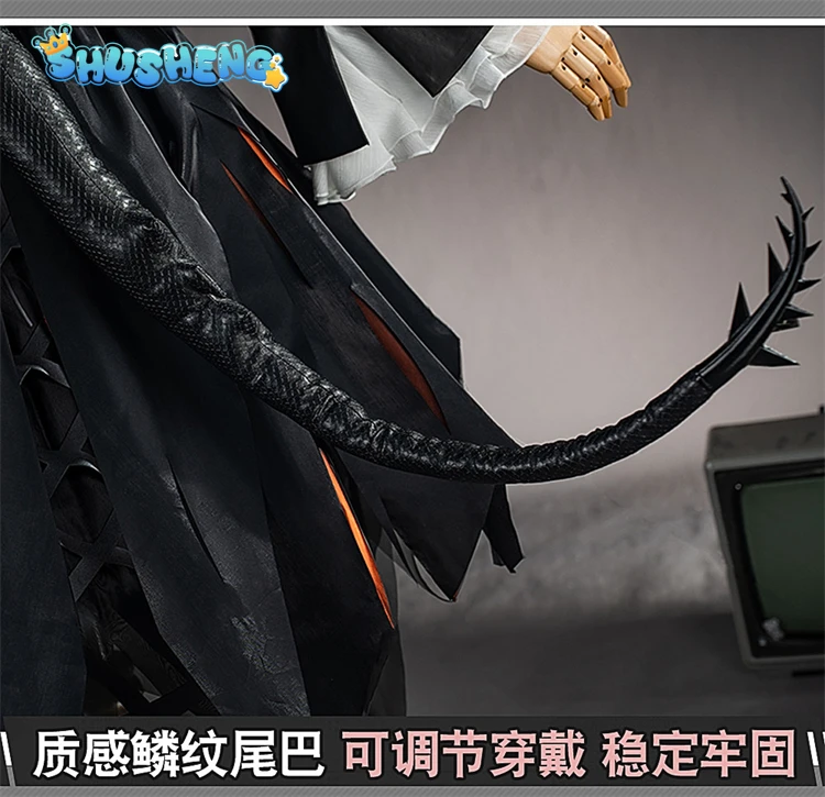 

Костюм для косплея Талулы из Arknights, черное платье для Хэллоуина, новый сексуальный наряд для женщин, комплект с головным убором и униформой.