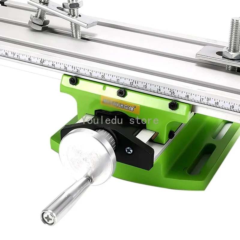 Miniature Milling Machine Bench Drill Vise Fixture Worktable X Y-axis Adjustment Coordinate Table router table