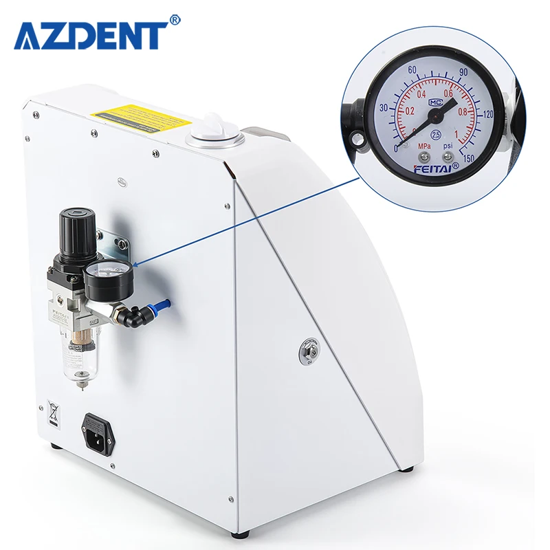 Automatic handpiece lubrication system, integrated oiling and cleaning machine for dental use