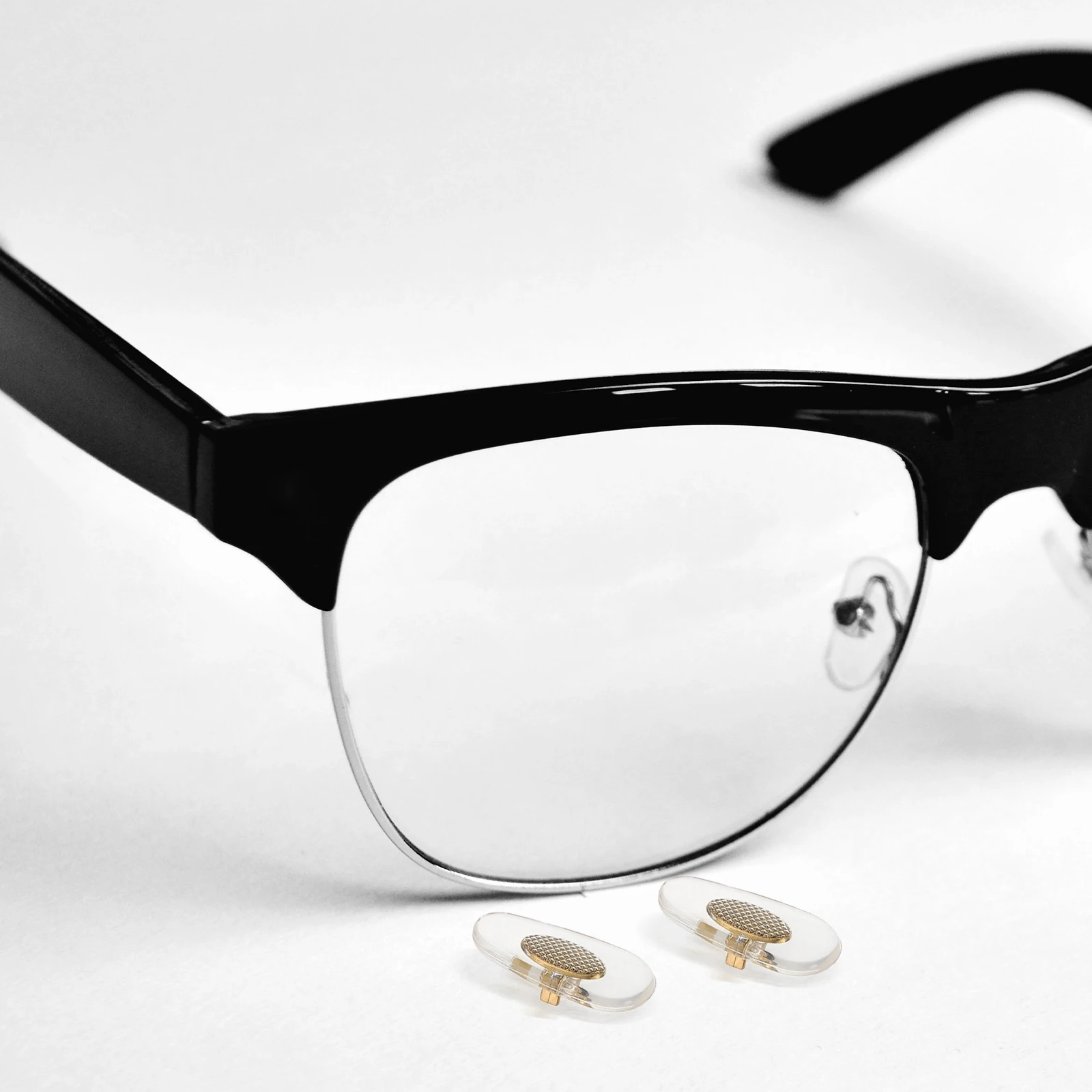 

4 Pairs Glasses Nose Pads Soft PVC Non Slip Replacement Accessories for Eyewear Sunglasses Eye Glass Nose Bridge