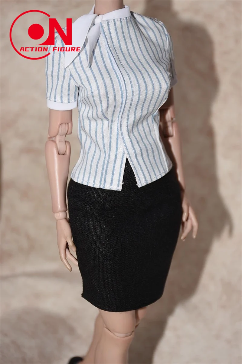 Disfraz personalizado 1/6 OL, uniforme de azafata, modelo de ropa que se ajusta a 12 "TBL S52 Worldbox AT202, figura de acción de soldado femenino