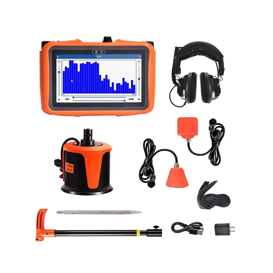 L5000 Leakage Leak Detection Device Plumbing Tools Underground and In-Walls Pipeline Water Leak Detector