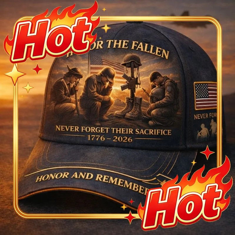 Custom Hat Poignant Honor The Fallen Air Force Cap | Significantly Valuable Collectible Memorial Of Sacrifice, Polyethylene And,