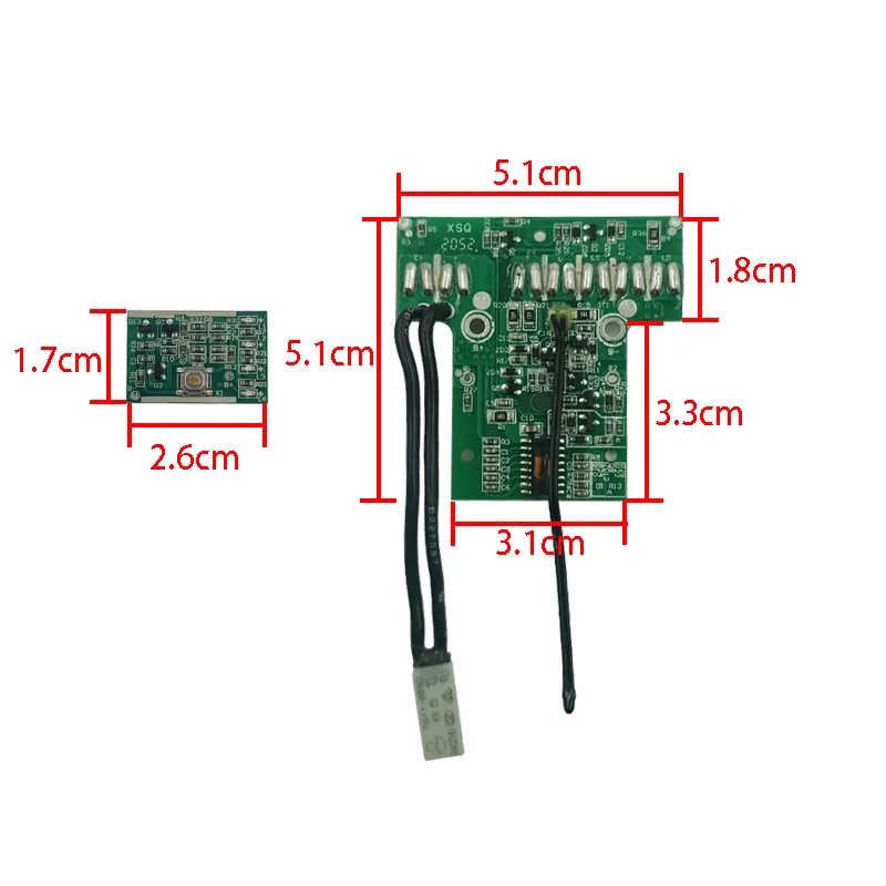 Caja de batería de iones de litio BSL1830, placa de circuito de protección de carga PCB para caja de batería Hitachi de 20V y 18V, pantalla de cantidad eléctrica