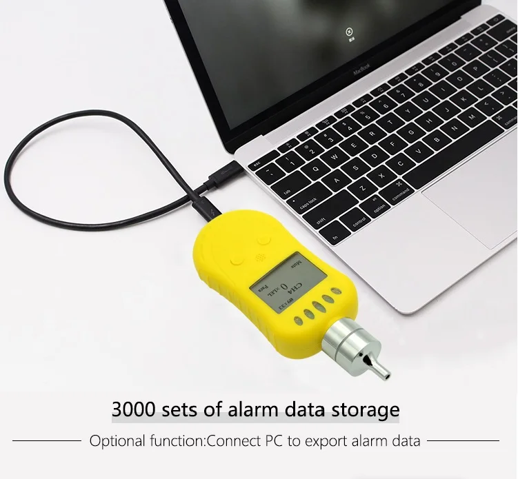 Portable Pumping Ozone Meter Build in Pump O3 Analyzer Ozone Leak Detector view 2