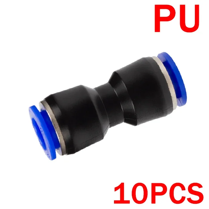 5PCS Pneumatische Armaturen Schnell Anschluss Luft Rohr Anschlüsse Kunststoff PU PY 4mm 6mm 8mm 10mm 12mm Luft Schlauch Fitting