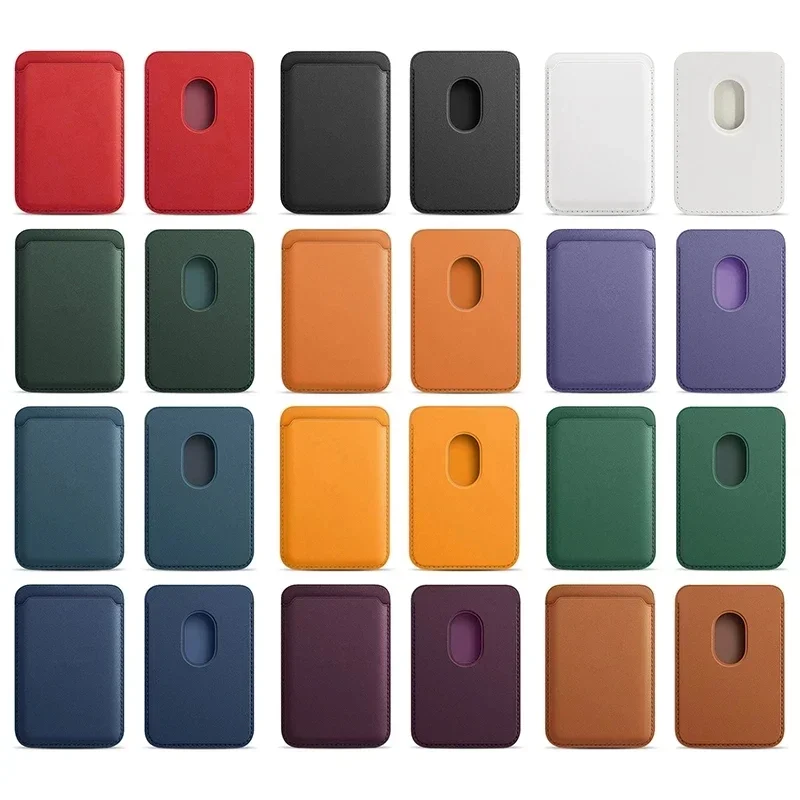Magsafe Leder-Kartenhalter mit Magnetverschluss für iPhone 17 Pro Max und Samsung S26 Ultra – Macsafe Kartenhalter mit Fächern als Zubehör – Detail 8