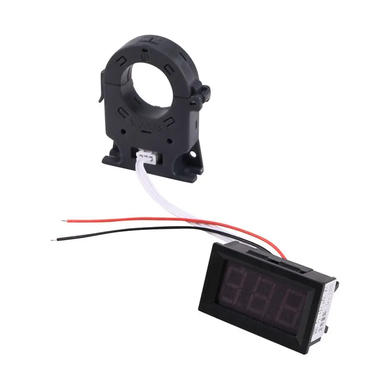 AED7-Digital Hall Ammeter Battery Charge Discharger Isolated Voltage Current LED Meter DC 12V 24V 48V 60V 72V CAR