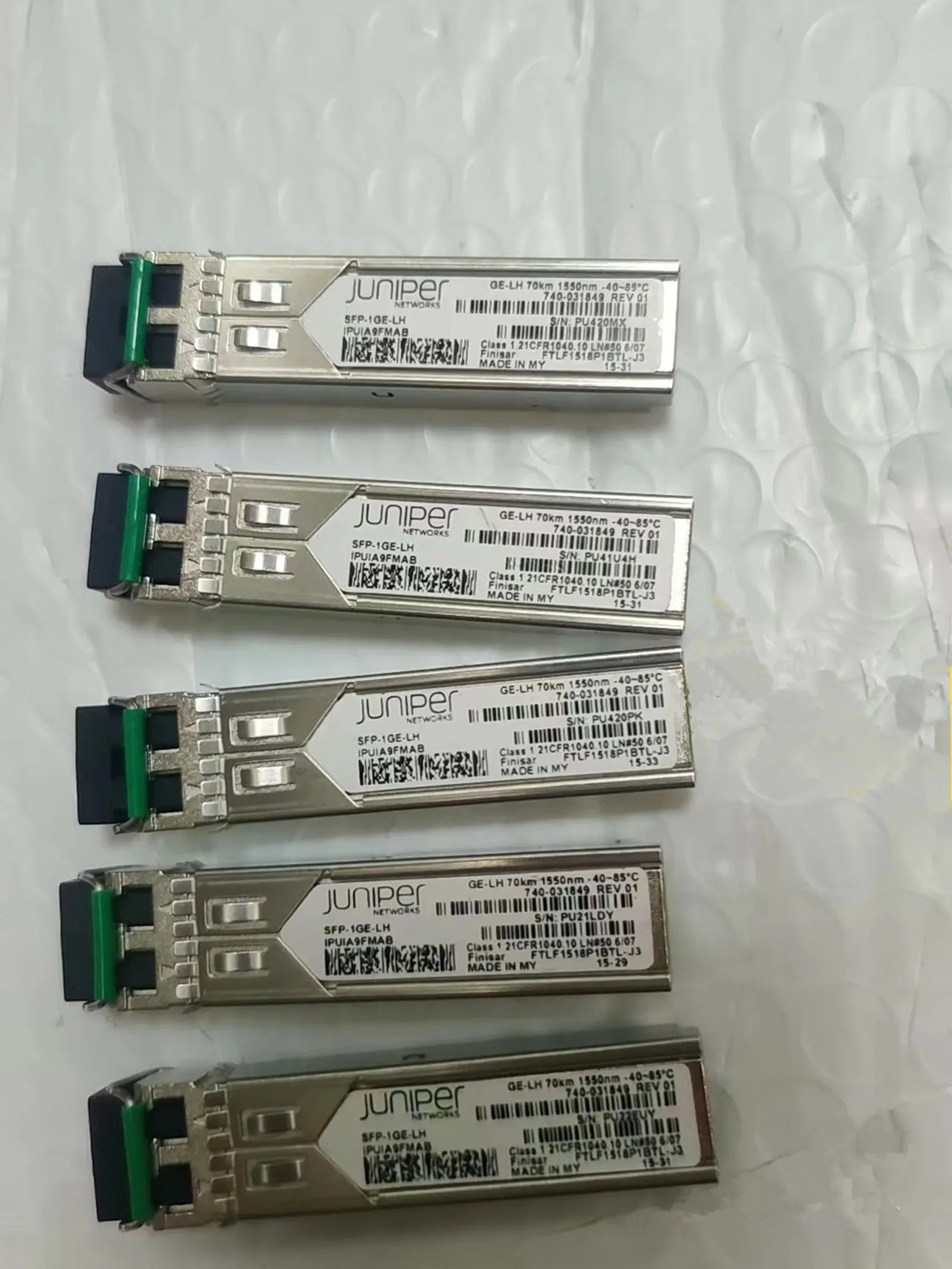 Juniper SFP 1.25G Module Transceiver SFP-1GE-LH 740-031849 GE-LH 70KM 1550NM 1G SFP Fiber optical SCP6G74-J7-AWE