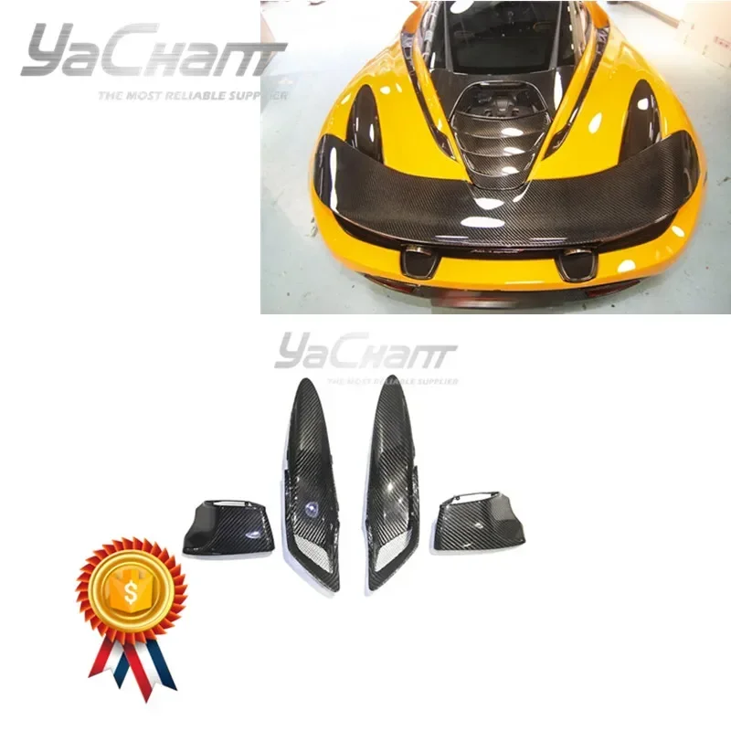 

Dry Carbon Fiber Air Intake Vents Fit For 2018-2020 720S Coupd OEM Style Rear Fender Side Air Intake Vents Replacement DCF