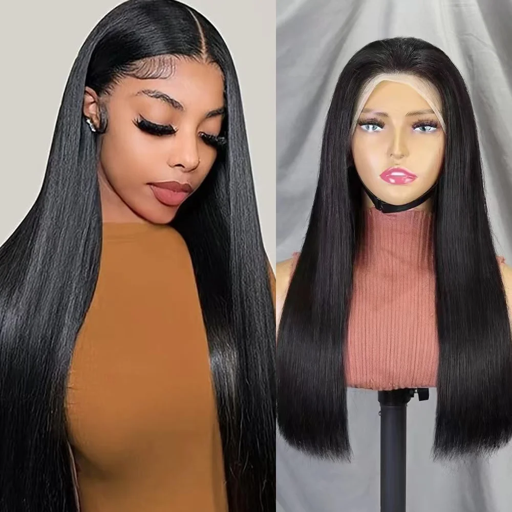 

Bone Straight Bob Hair Wig 13x4 Lace Frontal Wigs for Women Glueless Wig Human Hair 99J Burgundy Human Hair Wig Ready ToWear