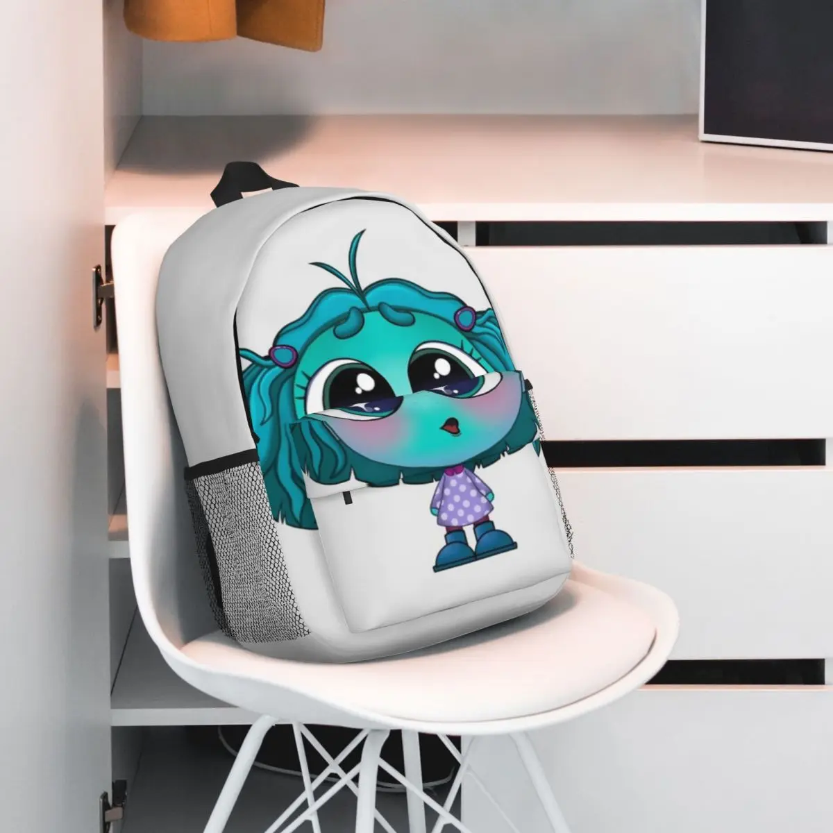 Inside Out Compact 15-Inch Backpack - Stylish Lightweight Bag Perfect for Students and Commuters