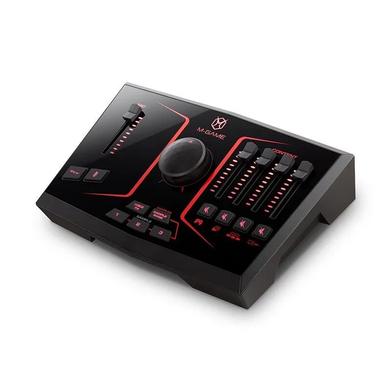 

M-AUDIO M-Game Solo RGB Multi-Function Live Streaming Audio Card For Easy Operation Of Games Dedicated Sound Card