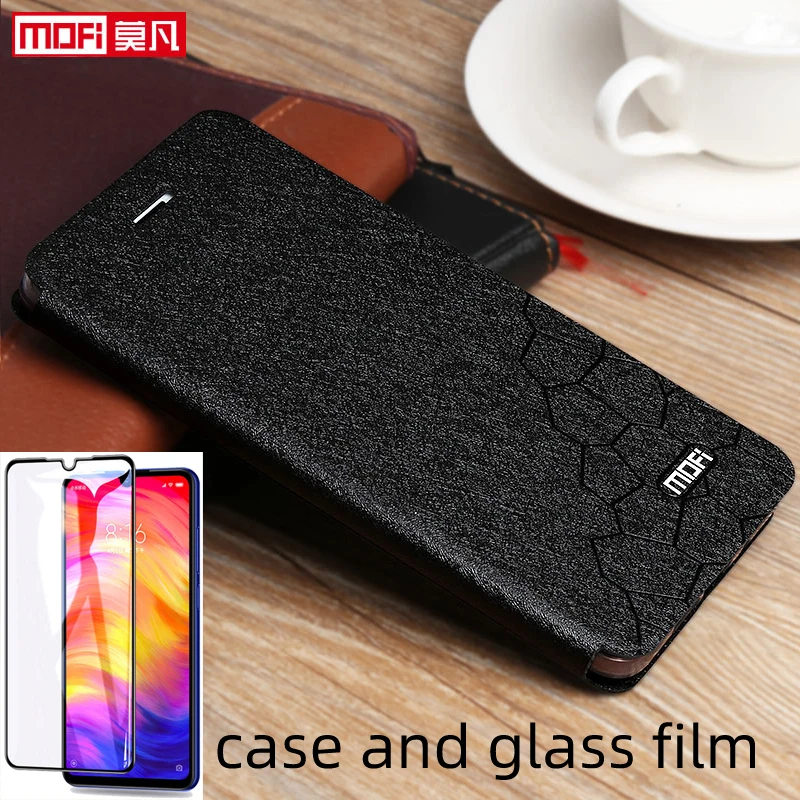 flip case for redmi note 7 case redmi note 7Pro cover tpu mofi leather stand back book fundas luxury redmi note 7 full cover bag