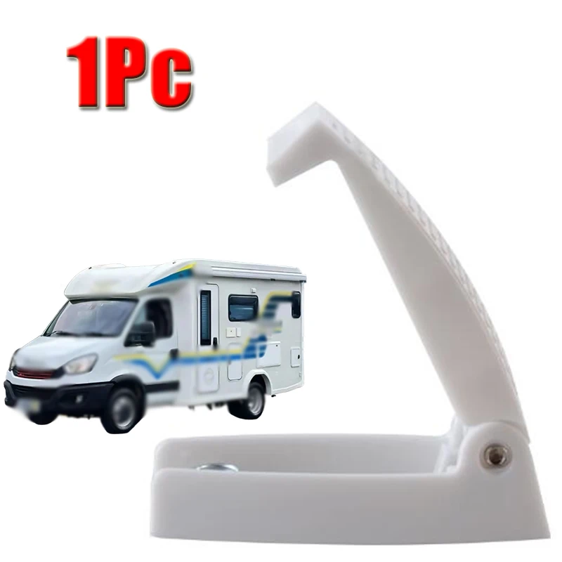 1Pc RVs Trailer Latch Hook RV Door Catch Clips Camper Baggage Compartments ABS Door Suction Catch Holds Van Caravan Exterior